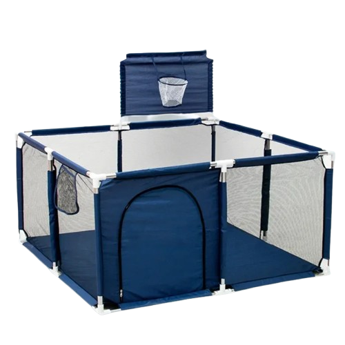 Parc Bébé avec Panier de Basket  128 x 128 cm – FunPlay