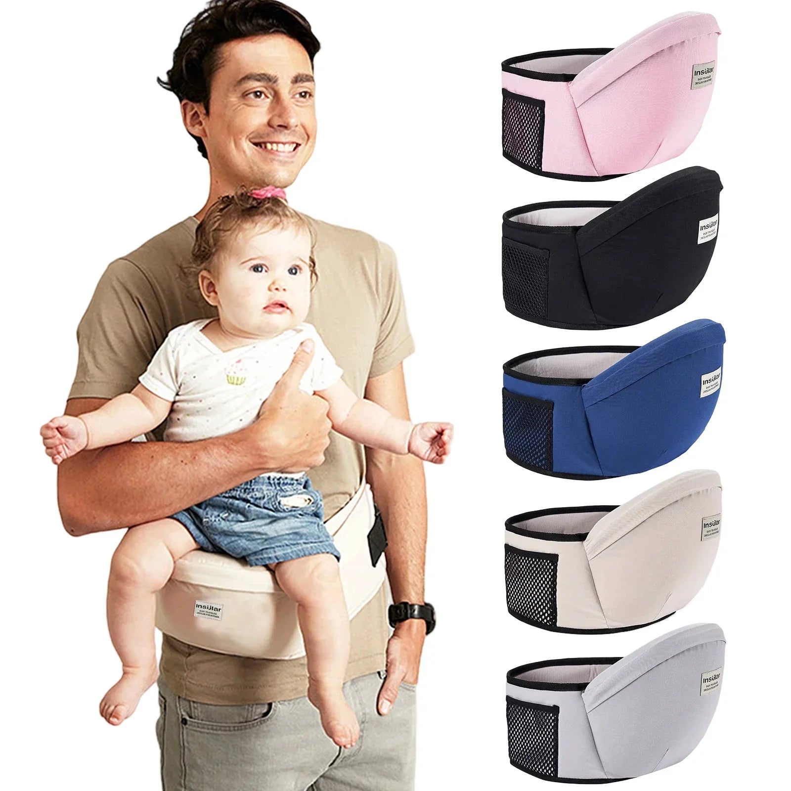 Porte bébé ergonomique avec siège – HipNest