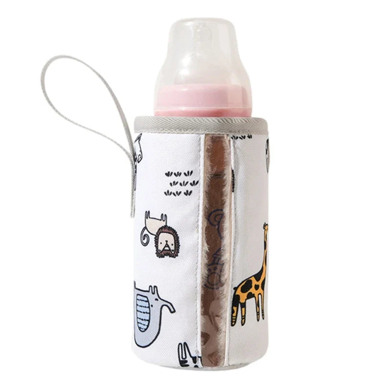 Chauffe biberon portable USB – Housse chauffante de voyage pour lait bébé