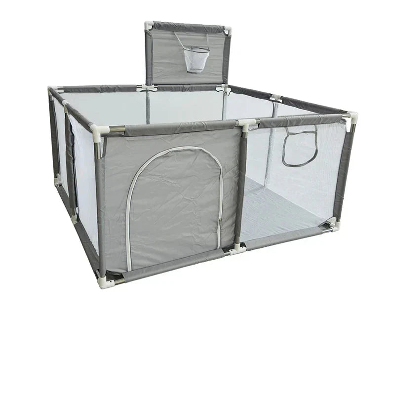 Parc Bébé avec Panier de Basket  128 x 128 cm – FunPlay